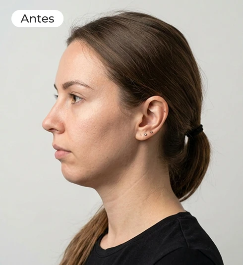 Contorno Mandibular antes do tratamento